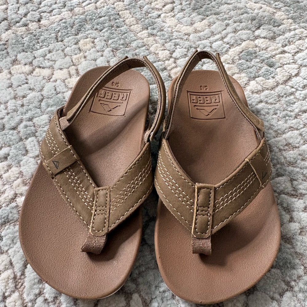 Reef Kids Tan Sandals